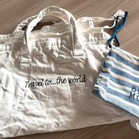 Borsa mare + pochette abbinata