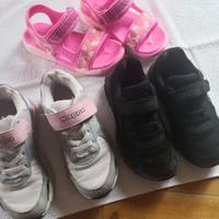 Set di 2 paia scarpe Kappa e 1 sandalo Chicco n.28