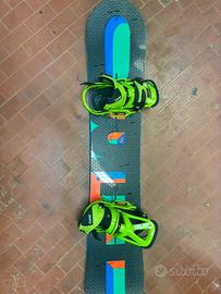 Buron hero 158 wide con attacchi burton cartel est