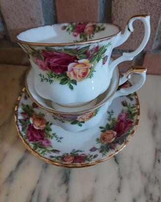 Coppia tazzine da thè Royal Albert