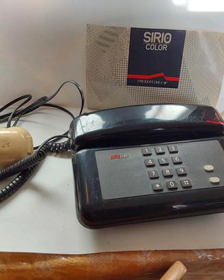 Telefono sirio color nero giugiaro design sip orig