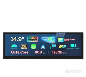 RADIO GPS ANDROID 14 BMW SERIE 5 F07 CIC 15" 8GB+