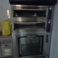 Forno per pizza con camera di lievitazione