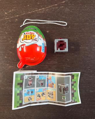 Cubo redstone minecraft, kinder joy