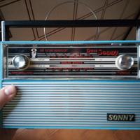 Radio vintage Sonny funzionante 