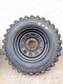 5 CERCHI + GOMME 215 80 R16 - Fuoristrada Off Road