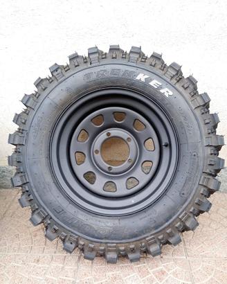 5 CERCHI + GOMME 215 80 R16 - Fuoristrada Off Road