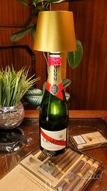 Lampada da tavolo su bottiglia Champagne Mumm