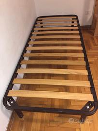 rete a doghe con materasso 