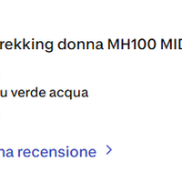 Scarpone trekking donna Decathlon n.38