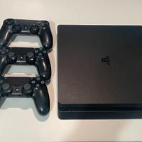 Playstation 4 slim + 3 Joystic