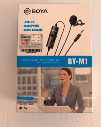 BOYA BY-M1 microfono lavalier