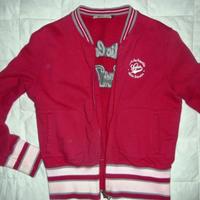 Felpa donna Gas rossa taglia S