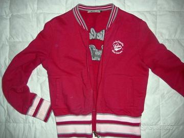 Felpa donna Gas rossa taglia S