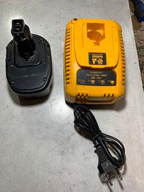 Batteria e caricabatteria DeWalt DE9502 e DE 9135