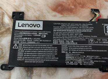 Batteria per notebook Lenovo originale.