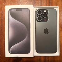 Iphone 15 pro 256 titanio nero grado A++