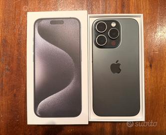 Iphone 15 pro 256 titanio nero grado A++