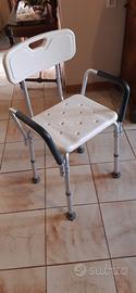 Sedia per doccia anziani