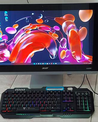 PC Acer i3 24 pollici full hd 8GB HDMI SSD-256.
