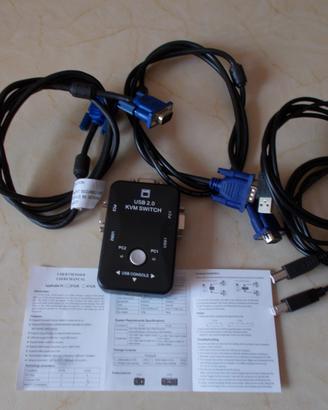 Switch collegare 2 pc ad 1 monitor