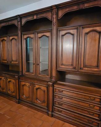 Mobile soggiorno in legno massiccio 