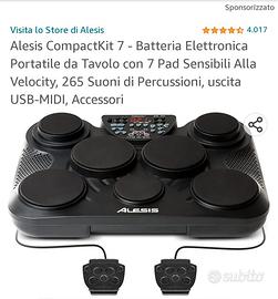 Batteria elettronica portatile
