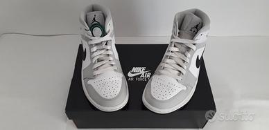 Air Jordan 1 Mid Light Smoke Grey Black (W)