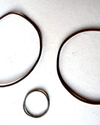 N.3 CINGHIE ELASTICHE in METALLO PER TRASMISSIONI