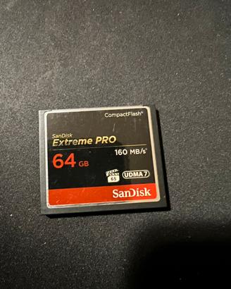 Memoria Compact Flash CF 64 gb