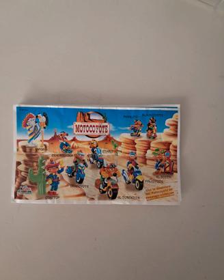 Cartina collezione Kinder Motocoyote
