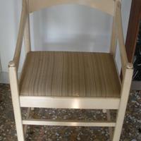 Sedie da soggiorno tappezzate