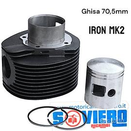 Cilindro Iron MK2 in Ghisa e Pistone 70,5 mm PX