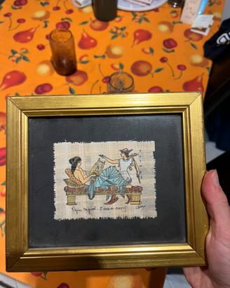 Quadretto su papiro originale Siracusa
