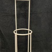 Portacarta in metallo bianco