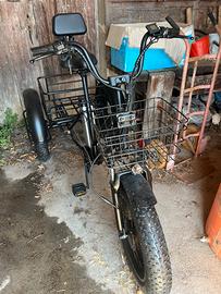 Triciclo elettrico nuovo con piccolo difetto