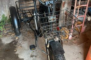 Triciclo elettrico nuovo con piccolo difetto