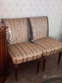 Coppia di sedie vintage