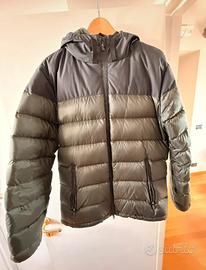 Piumino North Sails nero e verde militare