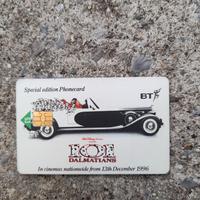 scheda telefonica inglese BT