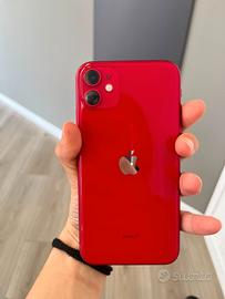 iPhone 11 rosso da 128 GB