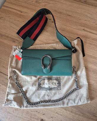 Borsa Gucci Dionysus verde smeraldo