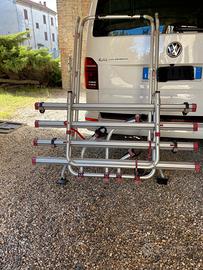Portabici 4 posti Fiamma per Volkswagen T5 e T6