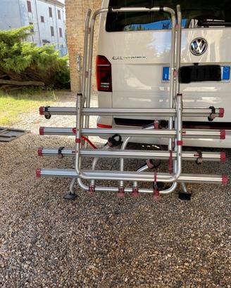 Portabici 4 posti Fiamma per Volkswagen T5 e T6