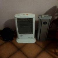 scaldino,  stufa alogena e termoconvettore