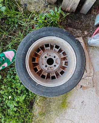 4 cerchi fiat 13 d'epoca