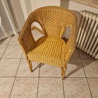 Sedia in vimini