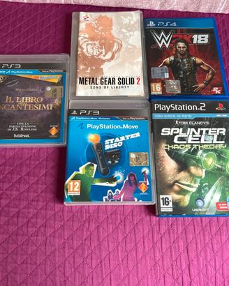 Giochi  ps2 e  ps3