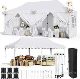 Gazebo 3x6 Pieghevole Impermeabile