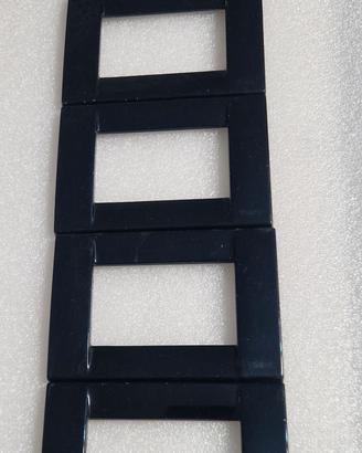 5 Placche vimar idea nere in metallo orig.16733.11